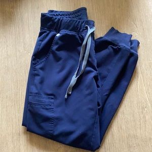 Figs jogger pants navy size medium